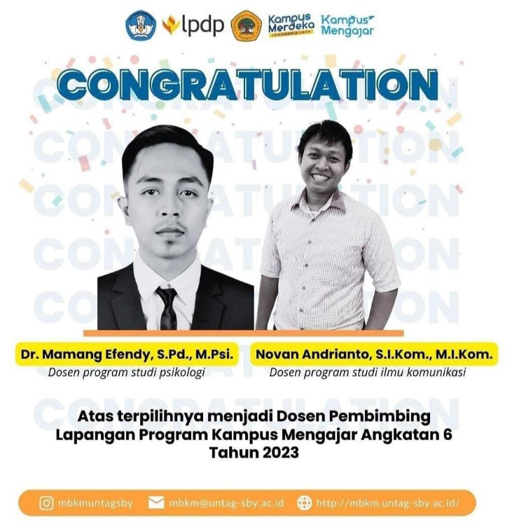 Dosen Pembimbing Lapangan Program Kampus Mengajar Tahun 2023