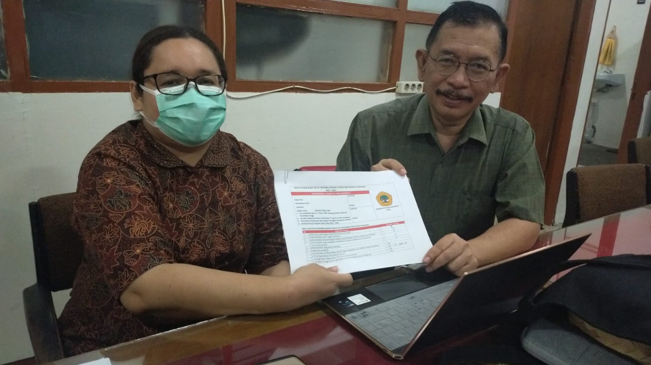 AUDIT MUTU INTERNAL BIDANG PENELITIAN PERIODE AKADEMIK 2022 - 2023