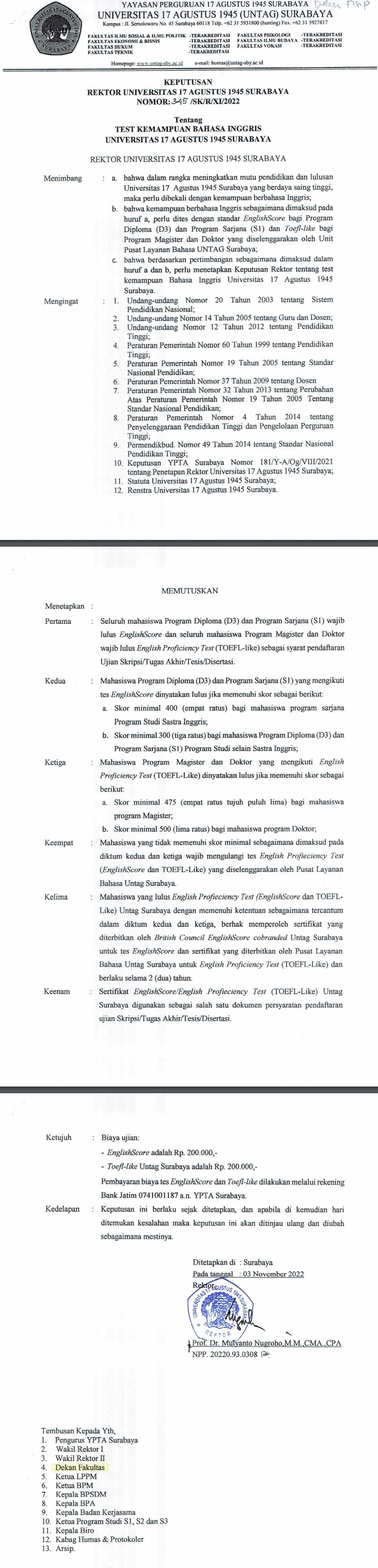 TEST KEMAMPUAN BAHASA INGGRIS