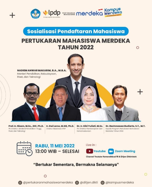 Sosialisasi Pertukaran Mahasiswa Merdeka
