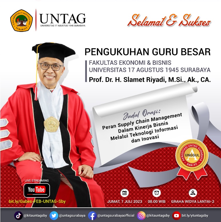 Pengukuhan Guru Besar Bidang Akuntansi