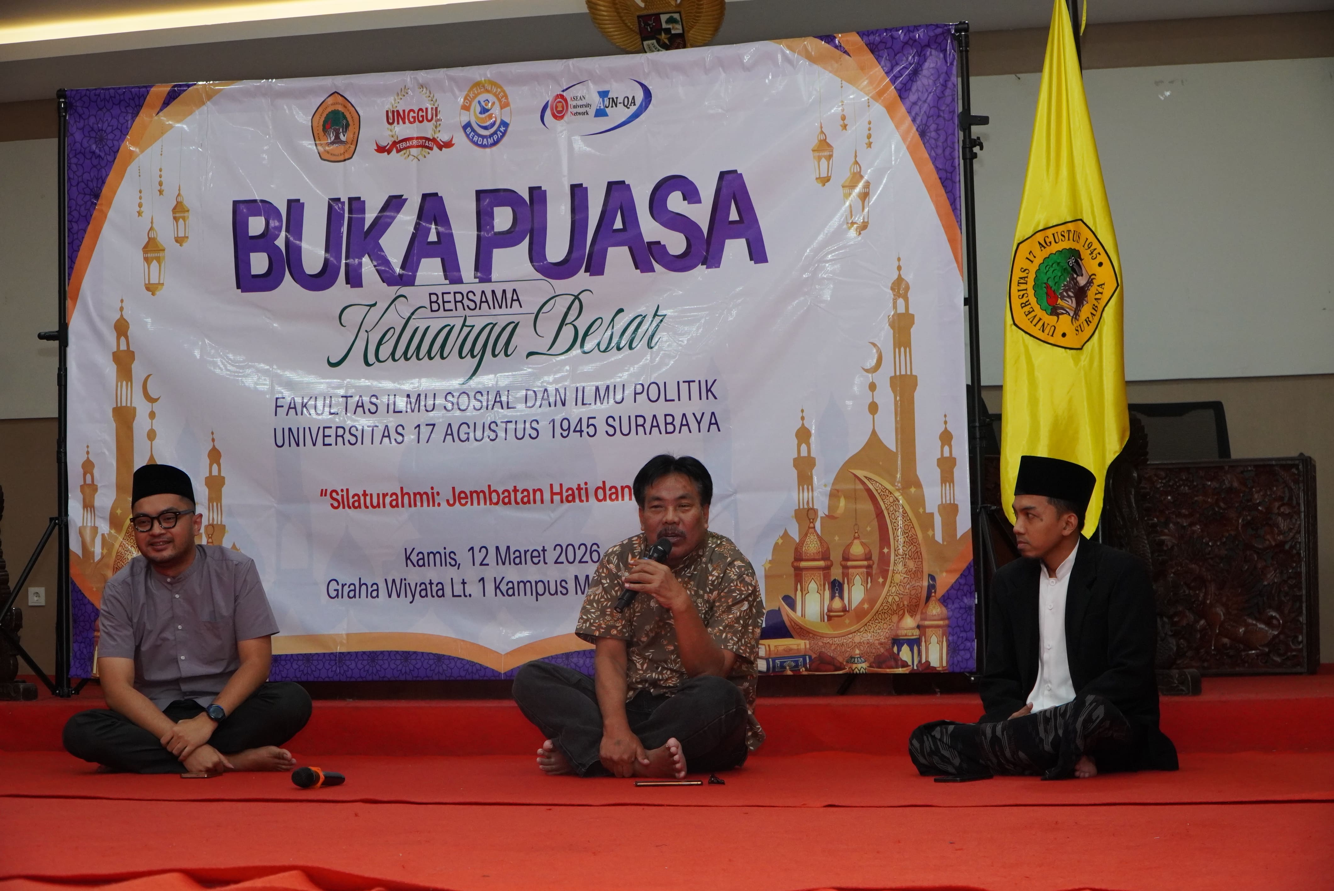 FISIP Untag Surabaya Gelar Buka Bersama untuk Pererat Silaturahmi