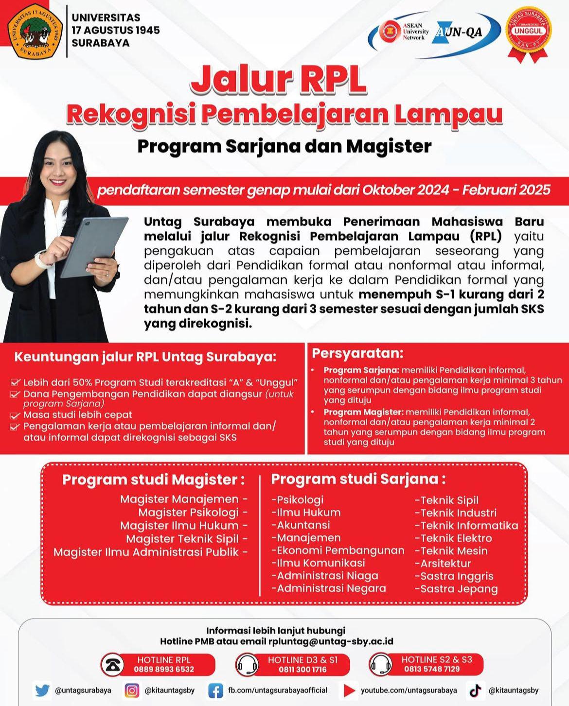 Kenali Jalur RPL Untuk Masuk Ke MAP Untag Surabaya