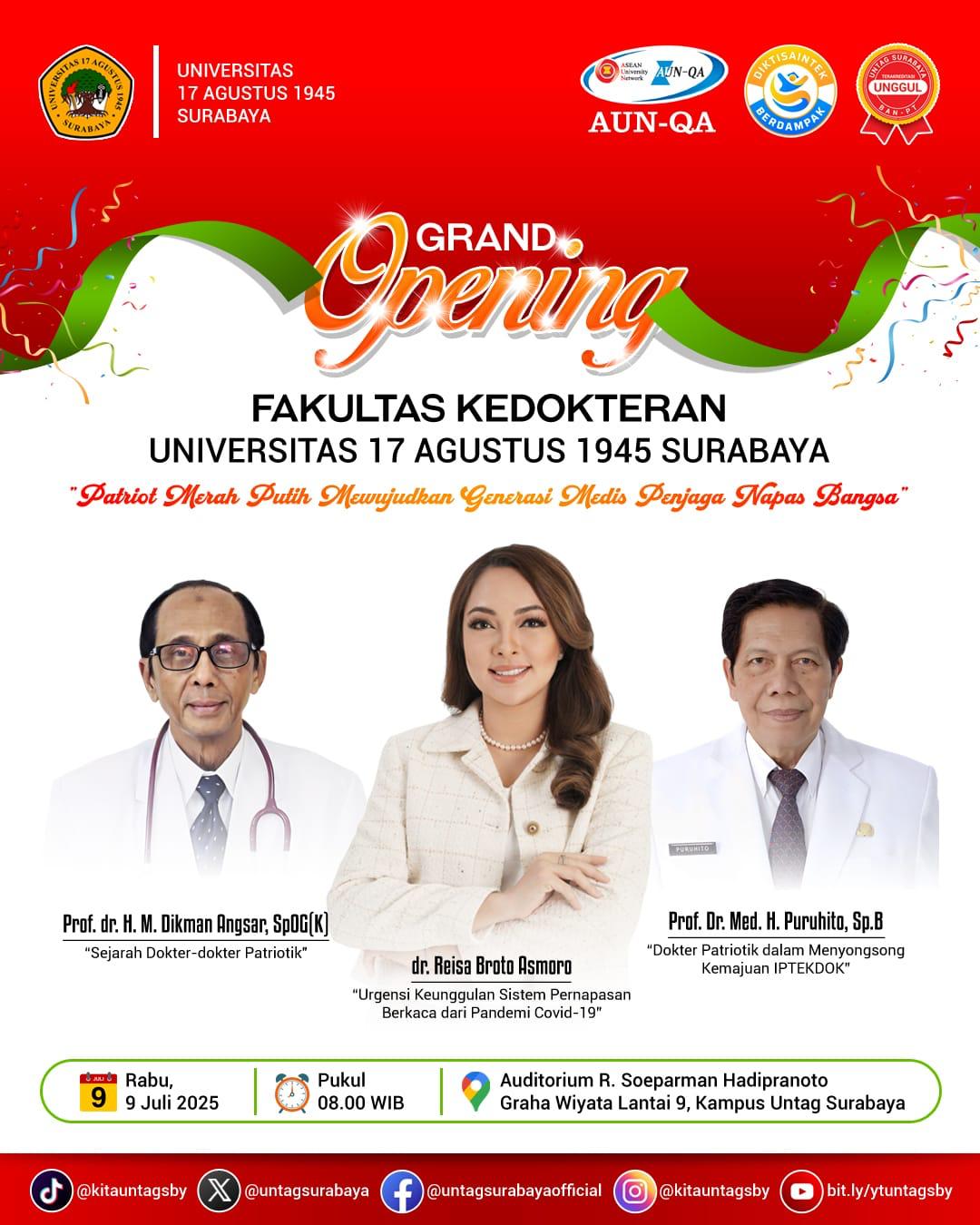 Peresmian Fakultas Kedokteran