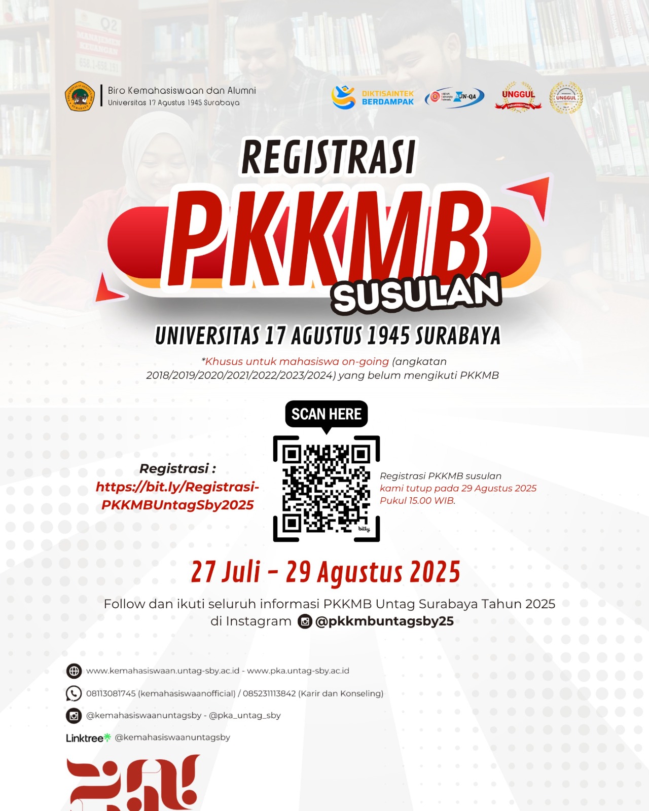 PKKMB Susulan Universitas 17 Agustus 1945 Surabaya