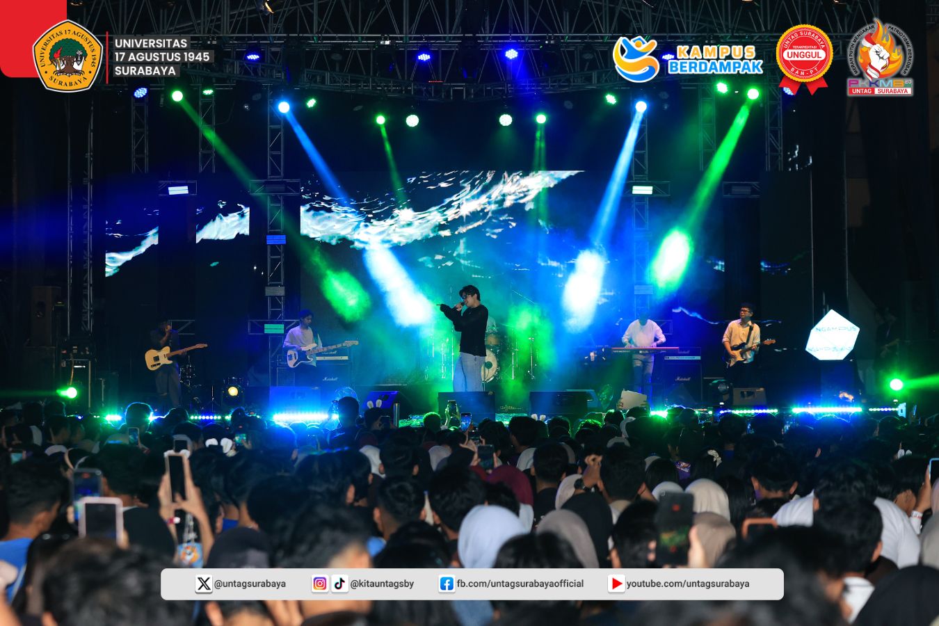 Juicy Luicy Ramaikan Untag Surabaya