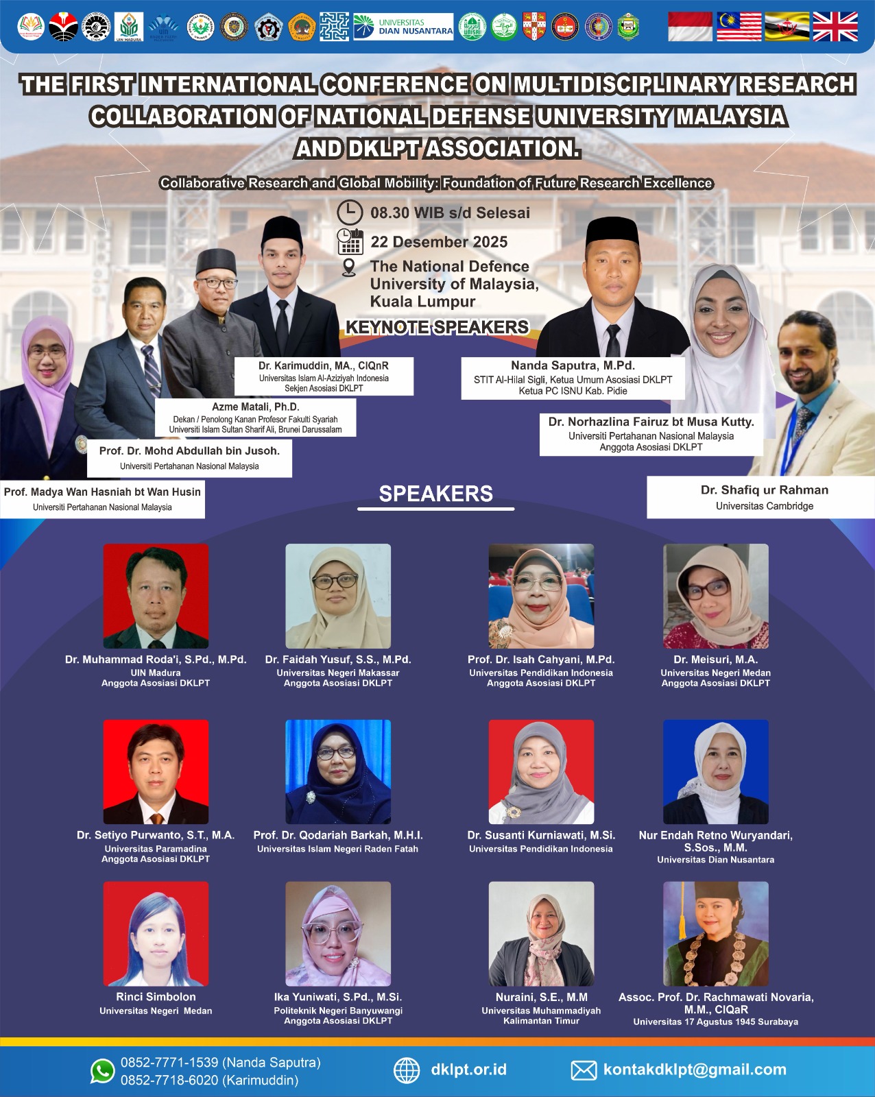 Dr. Rahmawati Novaria, M.M. Jadi Speaker pada Konferensi Internasional di Malaysia