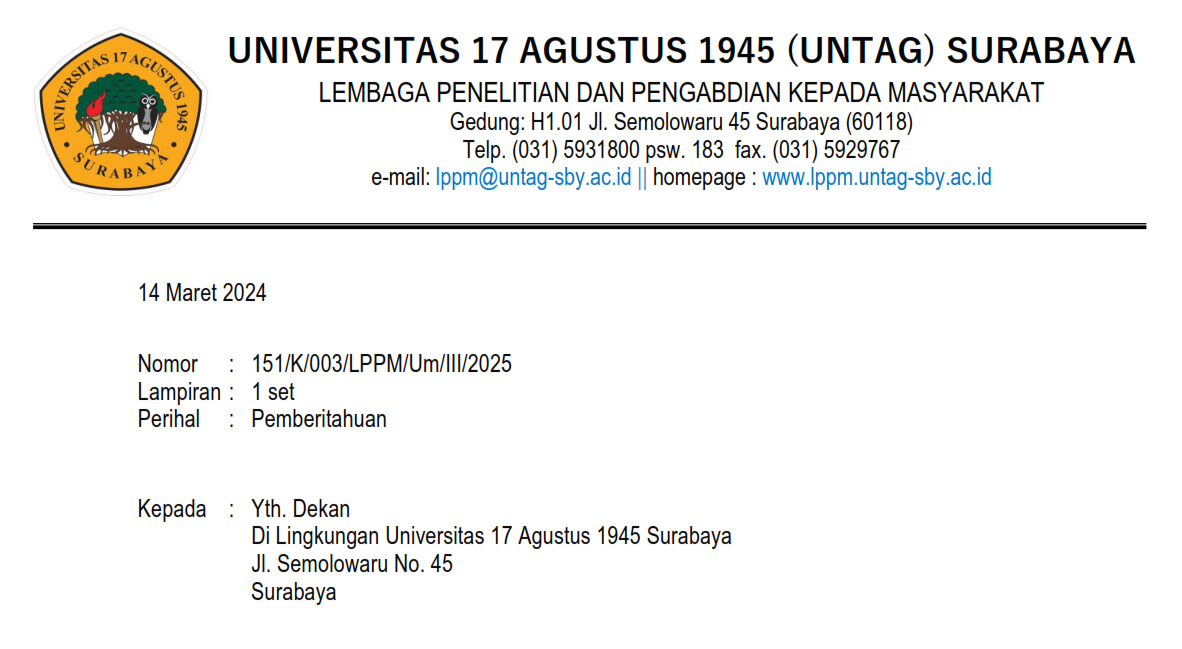 Penerimaan Proposal HPT